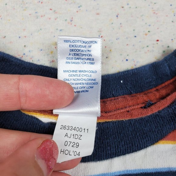 Y2k Old Navy Striped Shirt 4t - Picture 7 of 9